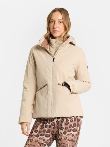 ZIENER Skijacke in Beige: Vorderseite