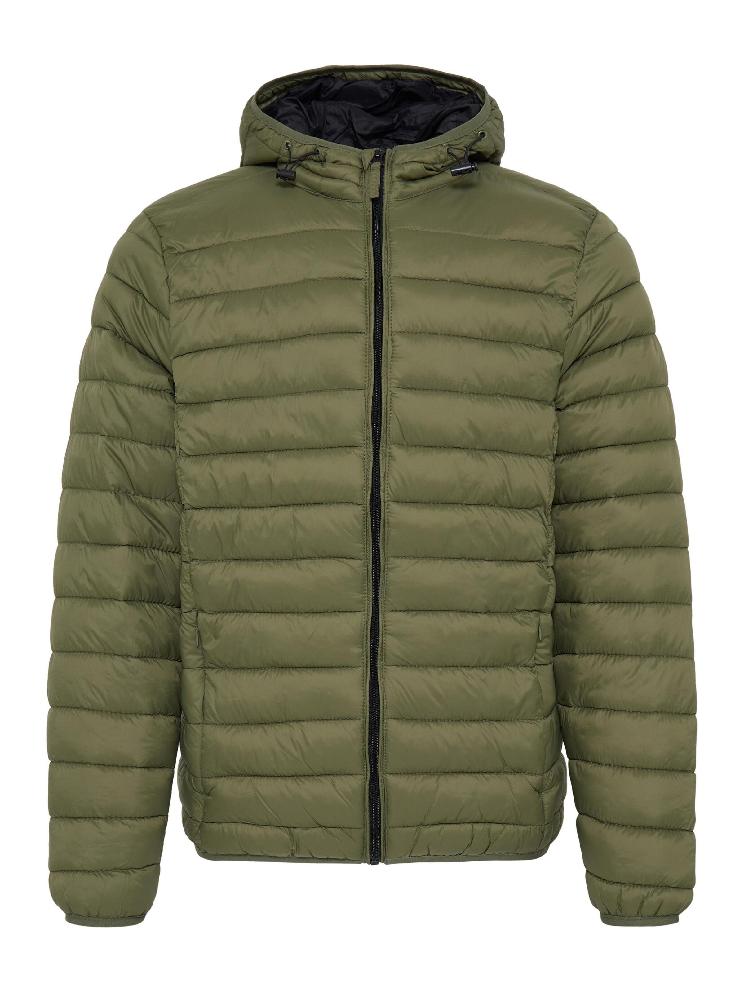 BLEND Between-Season Jacket ' BLROMSEY ' in Green: front