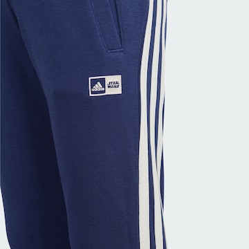 ADIDAS SPORTSWEAR Regular Workout Pants 'Star Wars Young Jedi' in Blue