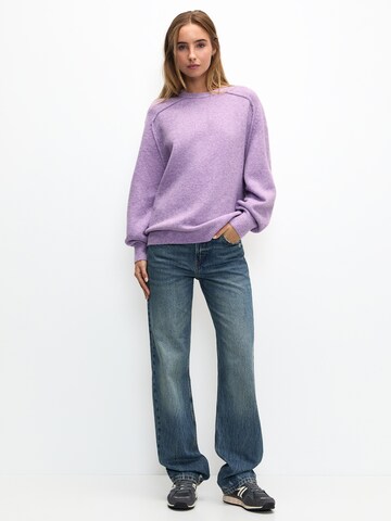 Pull&Bear Pulóver - lila