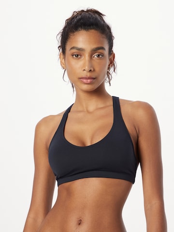 ROXY Bralette Sports Bra in Grey: front