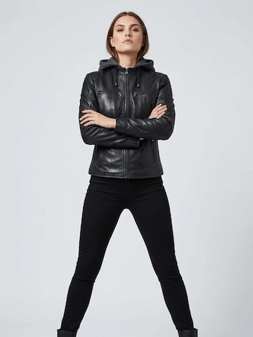 Agamaa Übergangsjacke 'Adele'‌‌‌‌‌‌‌‌‌‌ in Schwarz: Vorderseite