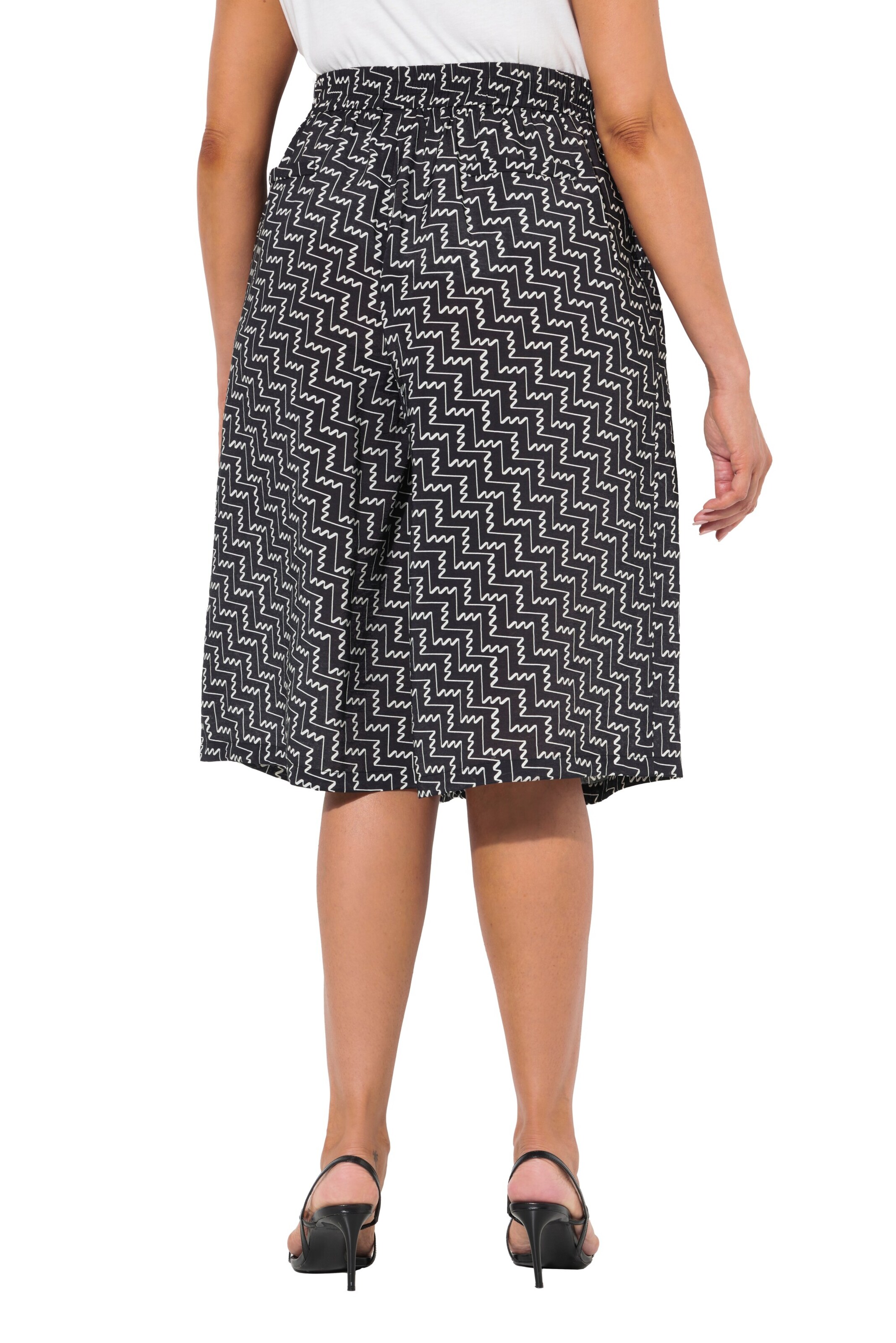 Ulla Popken Wide leg Trousers in Black