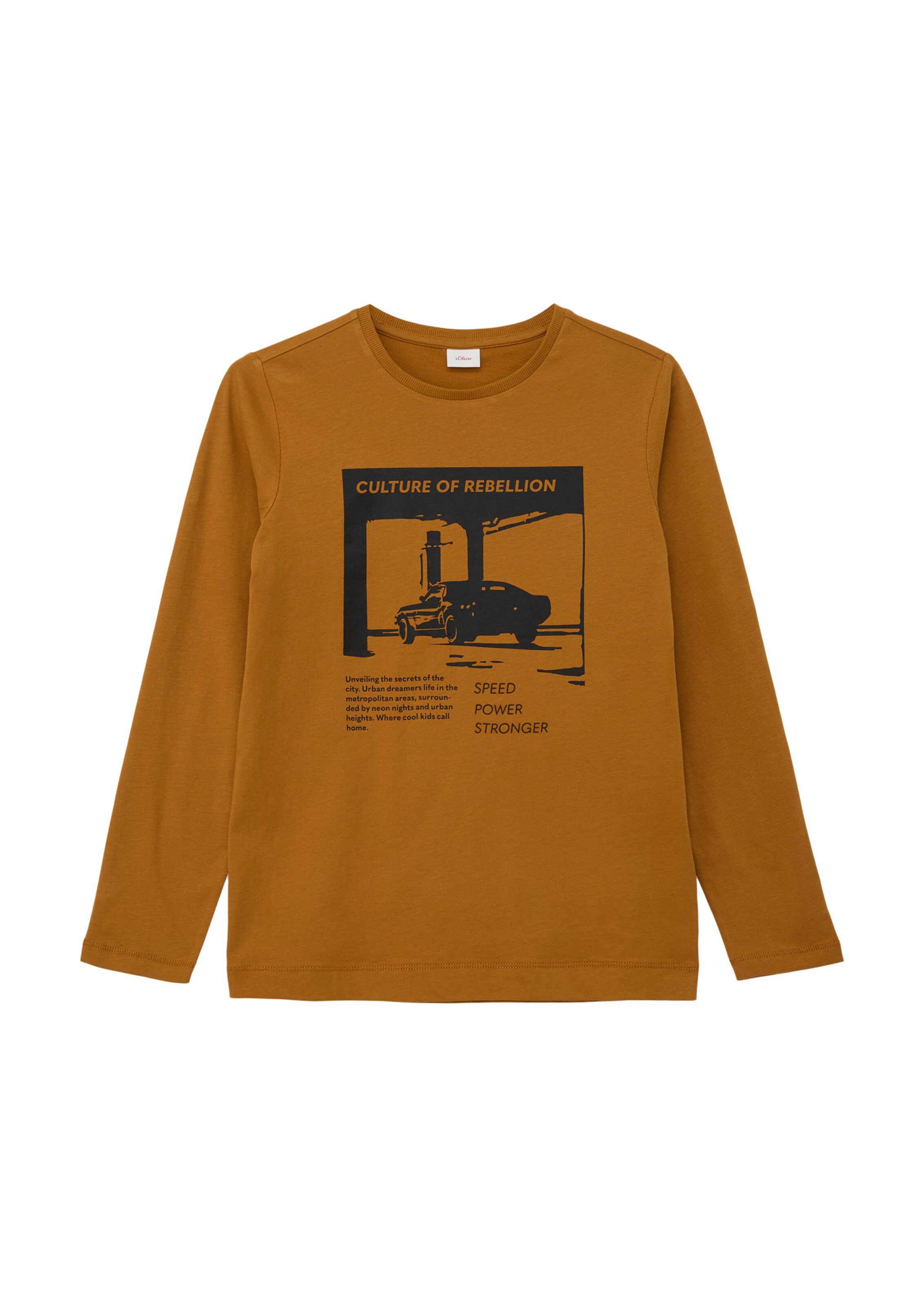 s.Oliver Shirt in Gelb: Vorderseite