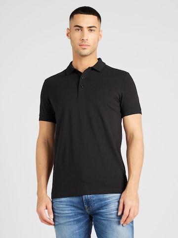 BOSS Green - Camiseta 'Paule Mirror' en negro: frente