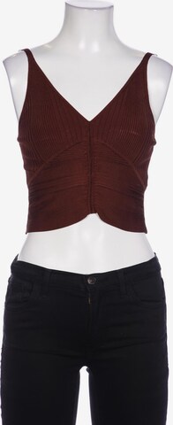 Sandro Top & Shirt in XS in Brown: front