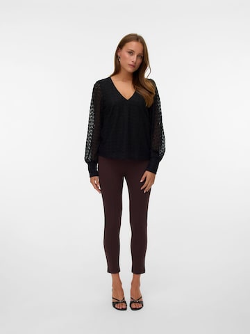 VERO MODA - Skinny Leggings en marrón