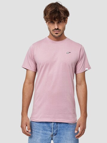 Mikon Koszulka 'Messer' w kolorze różowy: przód