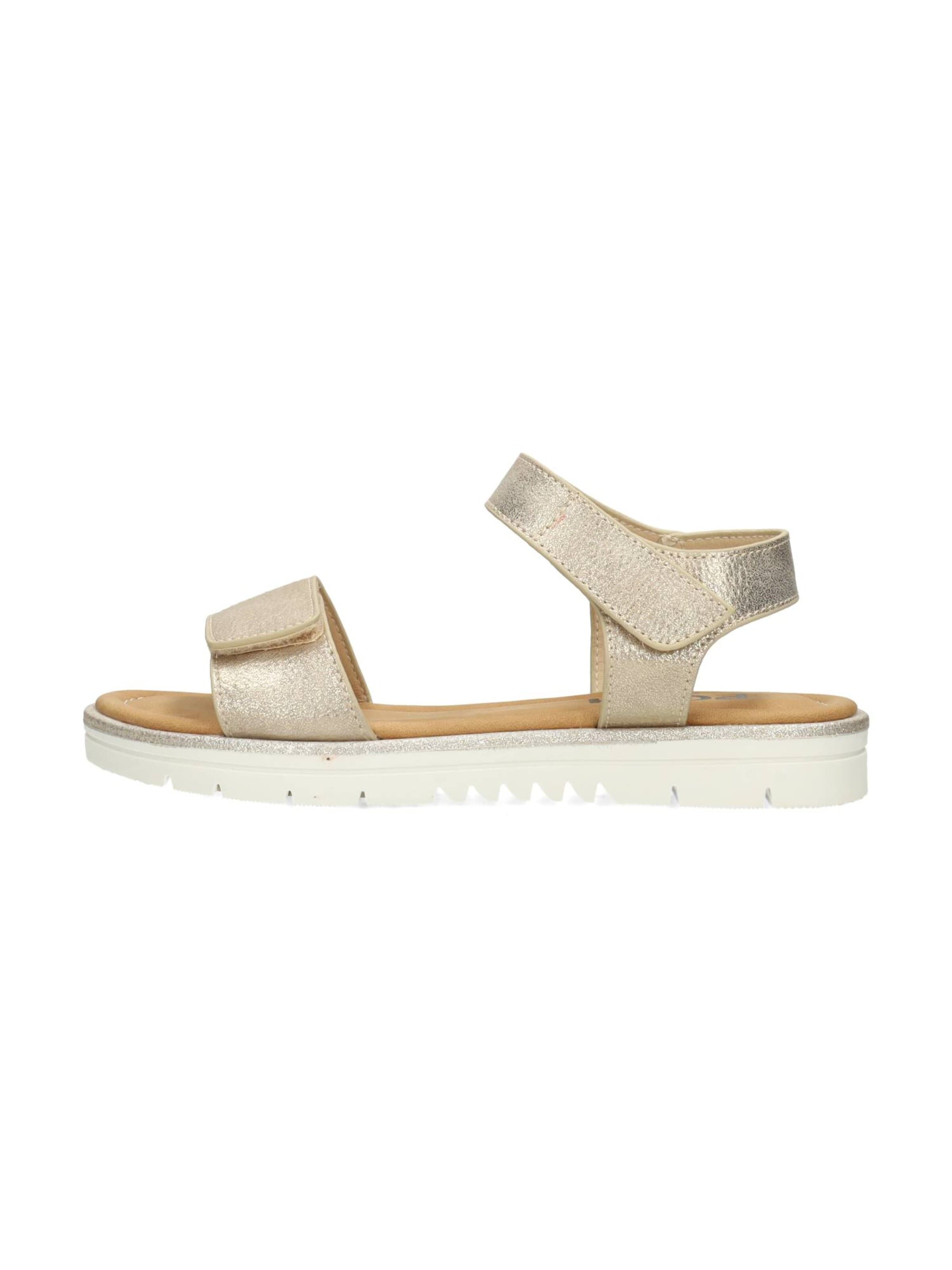 Sandales POSH by Poelman en or : devant