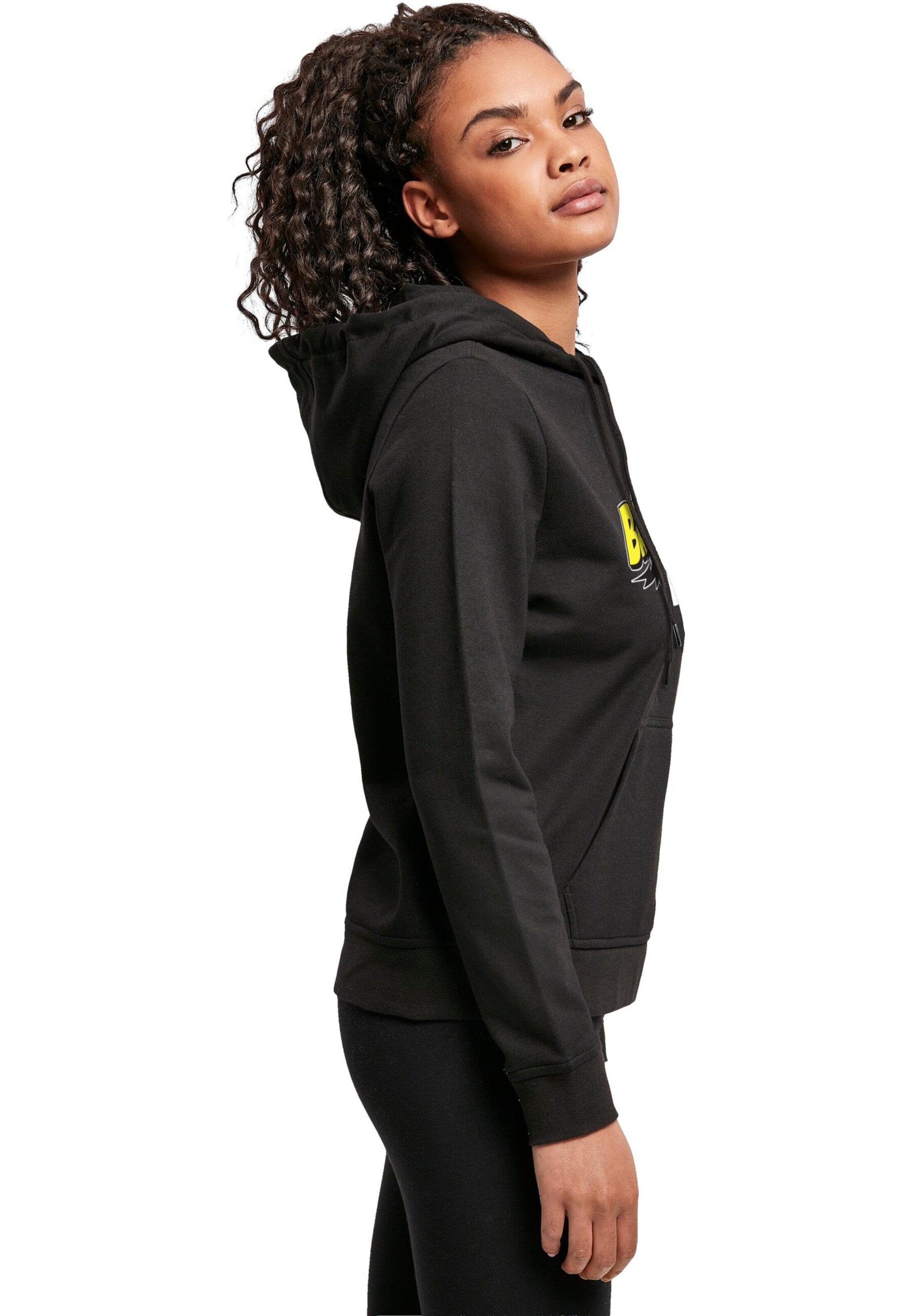 ABSOLUTE CULT Sweatshirt 'Ladies Big Bang Theory - Bazinga' in Zwart