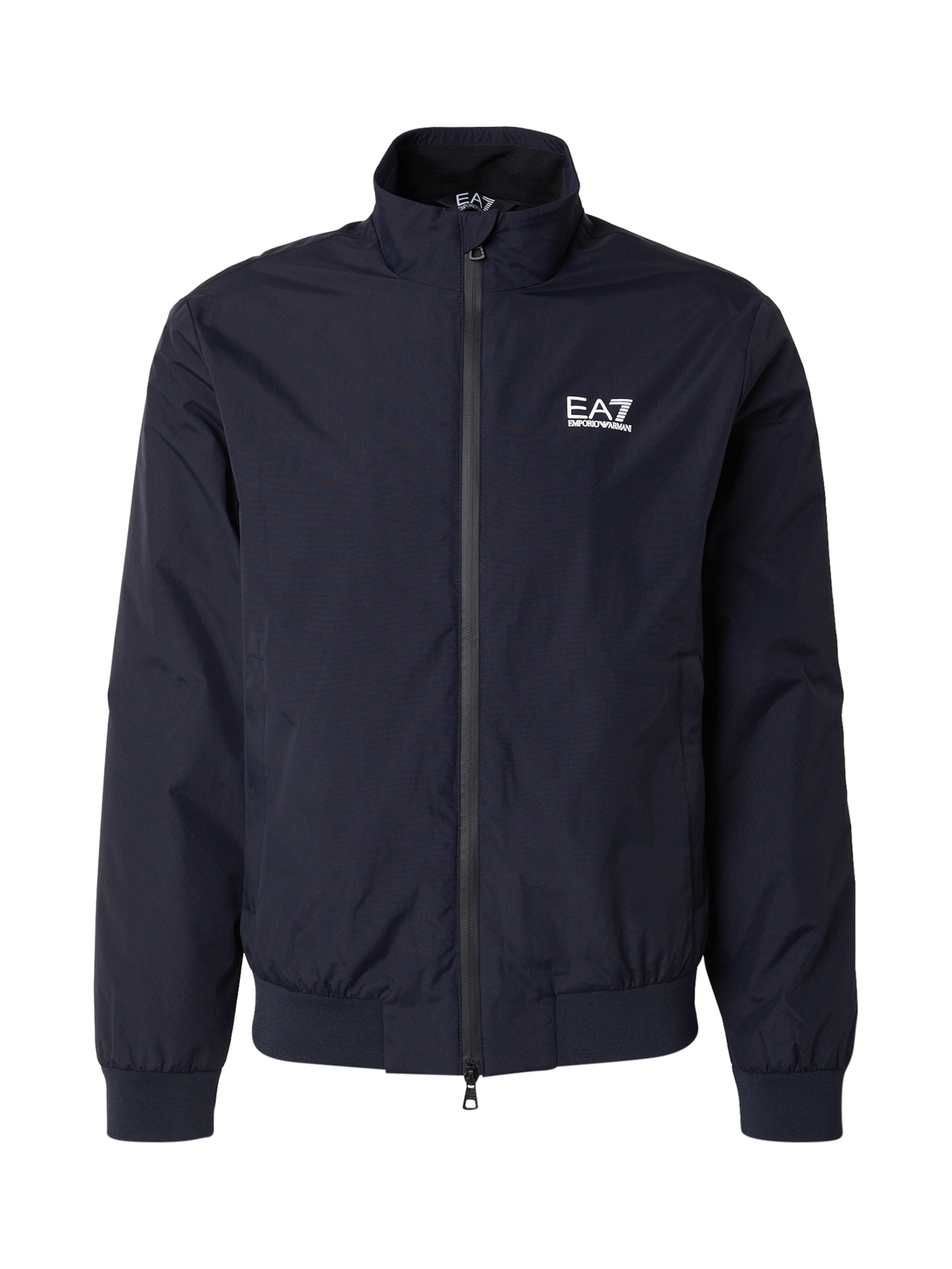 Giacca di mezza stagione di EA7 Emporio Armani in blu: frontale