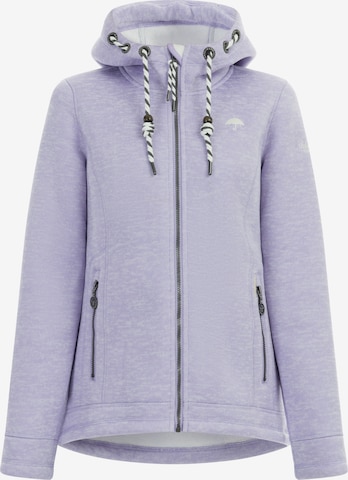 Schmuddelwedda Fleece jacket in Purple: front