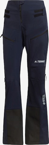 Pantalon outdoor 'TERREX Skyclimb Tour' ADIDAS PERFORMANCE en bleu : devant