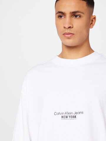 Calvin Klein Jeans Shirt 'MOTION' in Wit