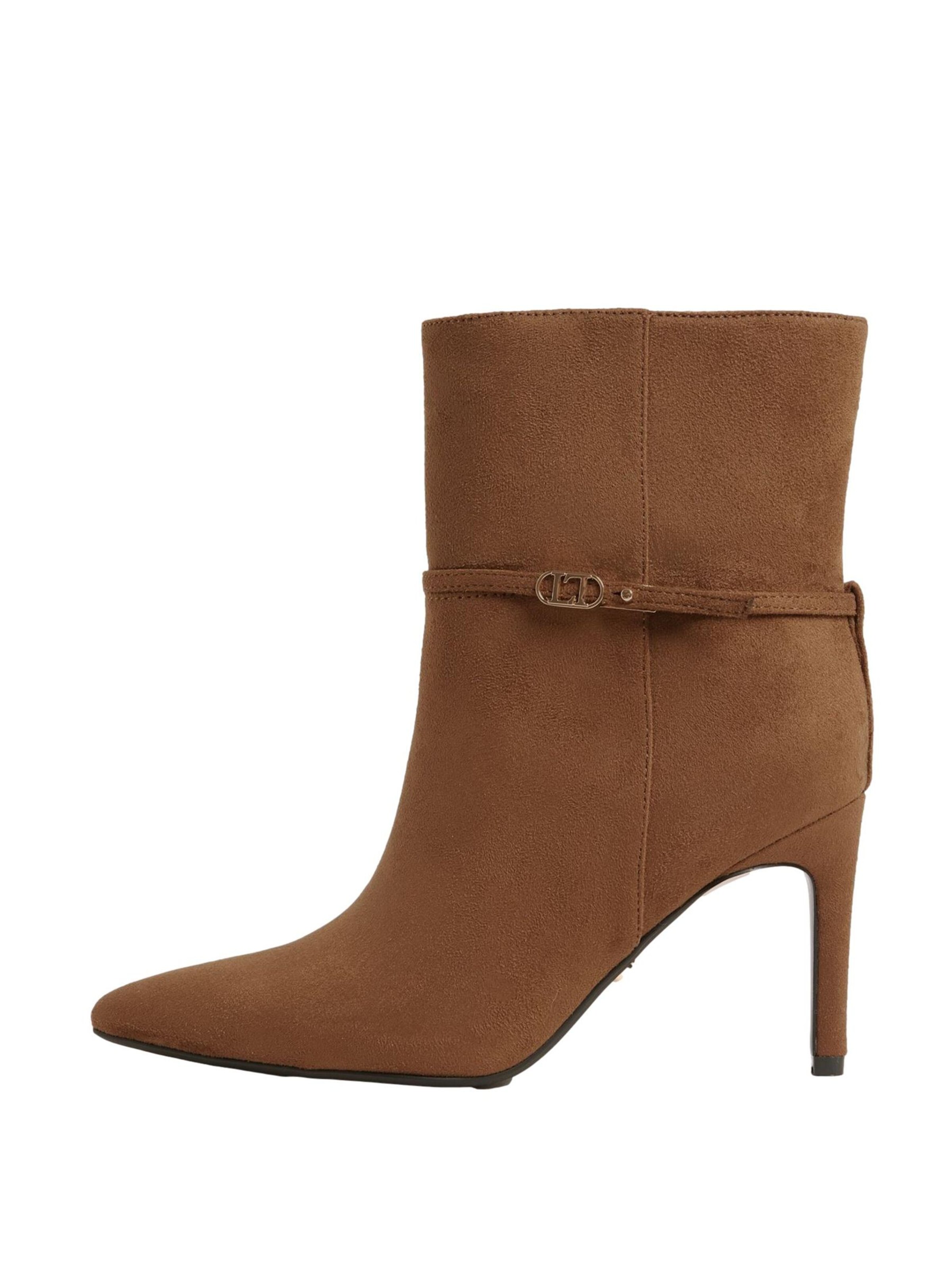 Lipsy Enkellaarsjes in Bruin: voorkant