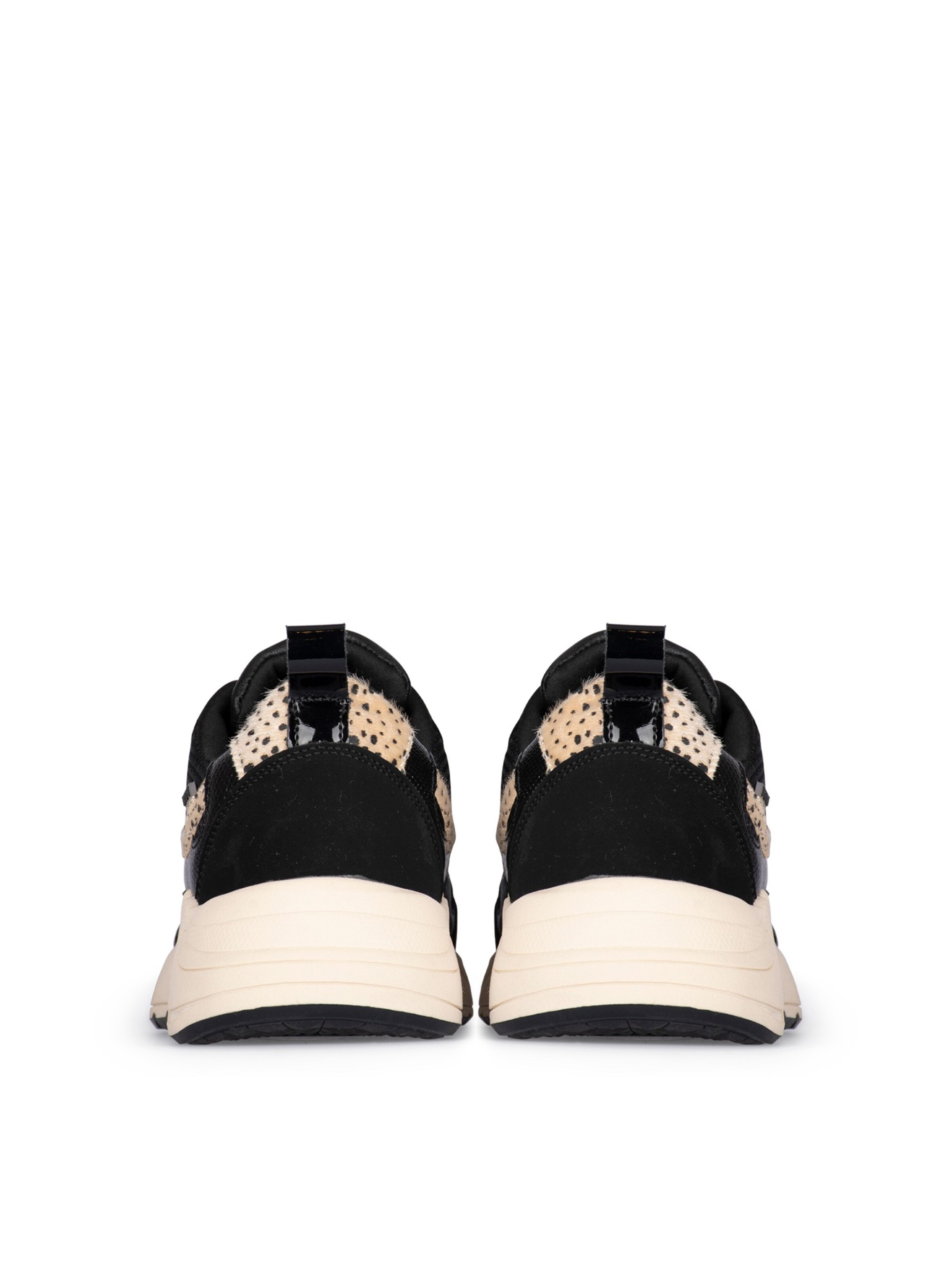 Baskets basses 'Charlie' POSH by Poelman en noir