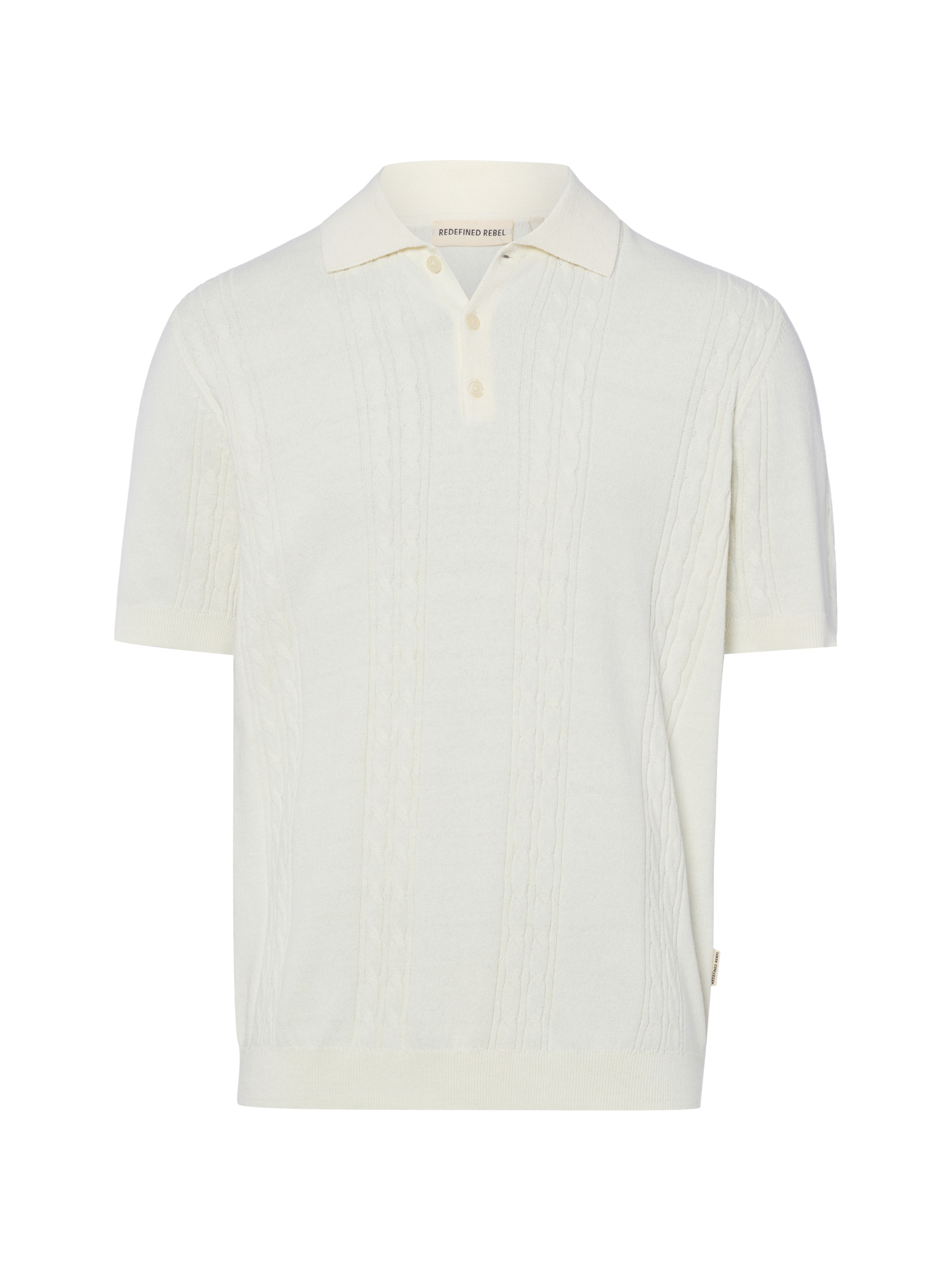 Redefined Rebel Shirt ' RRGriffin ' in Wit: voorkant