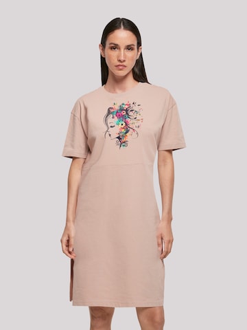 F4NT4STIC Oversized Dress in Pink: front