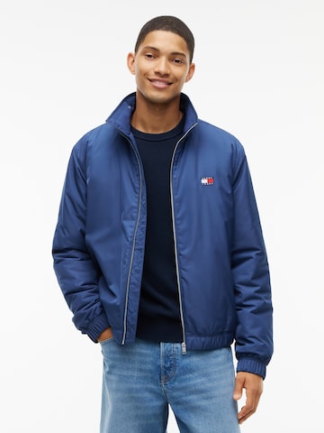 Tommy Jeans Přechodná bunda 'ESSENTIAL' – modrá: přední strana