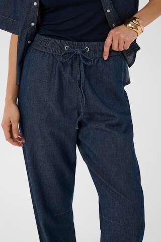 Kaffe Regular Hose 'KAJade' in Blau