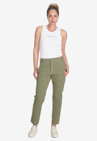 Le Temps Des Cerises Regular Cargo Pants in Green