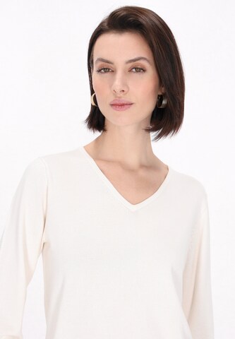 usha BLACK LABEL Свитер 'Classic Look' в Бежевый