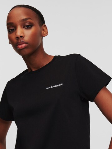 Tricou de la Karl Lagerfeld pe negru