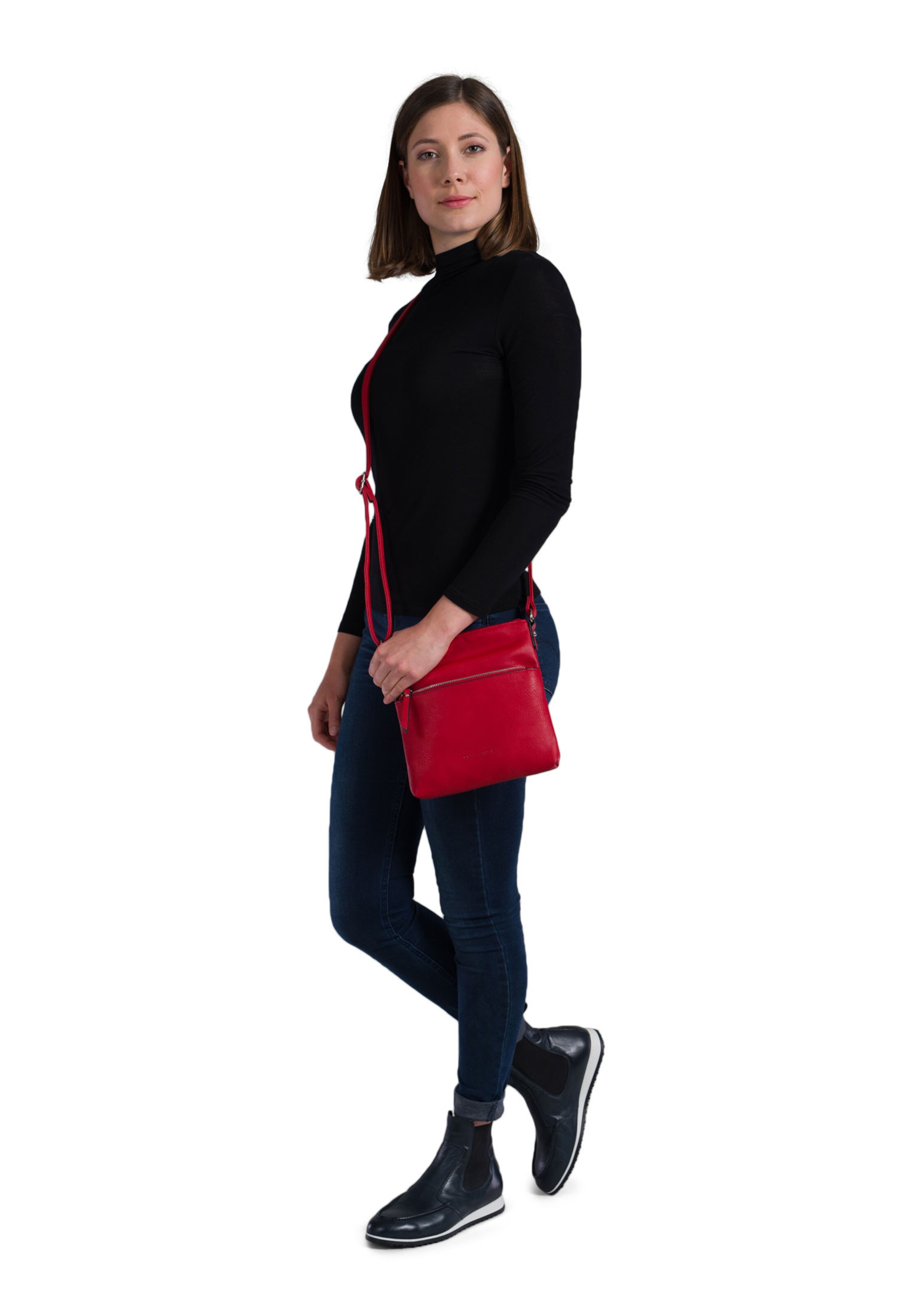 Emily & Noah Skuldertaske 'Emma' i rød: forside