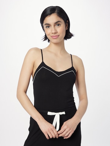 Maillot de corps Hunkemöller en noir : devant