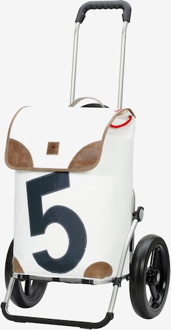 Trolley 'Royal' di Andersen Shopper in bianco: frontale