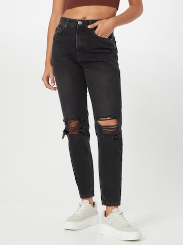 Gina Tricot Regular Jeans 'Dagny' in Zwart: voorkant