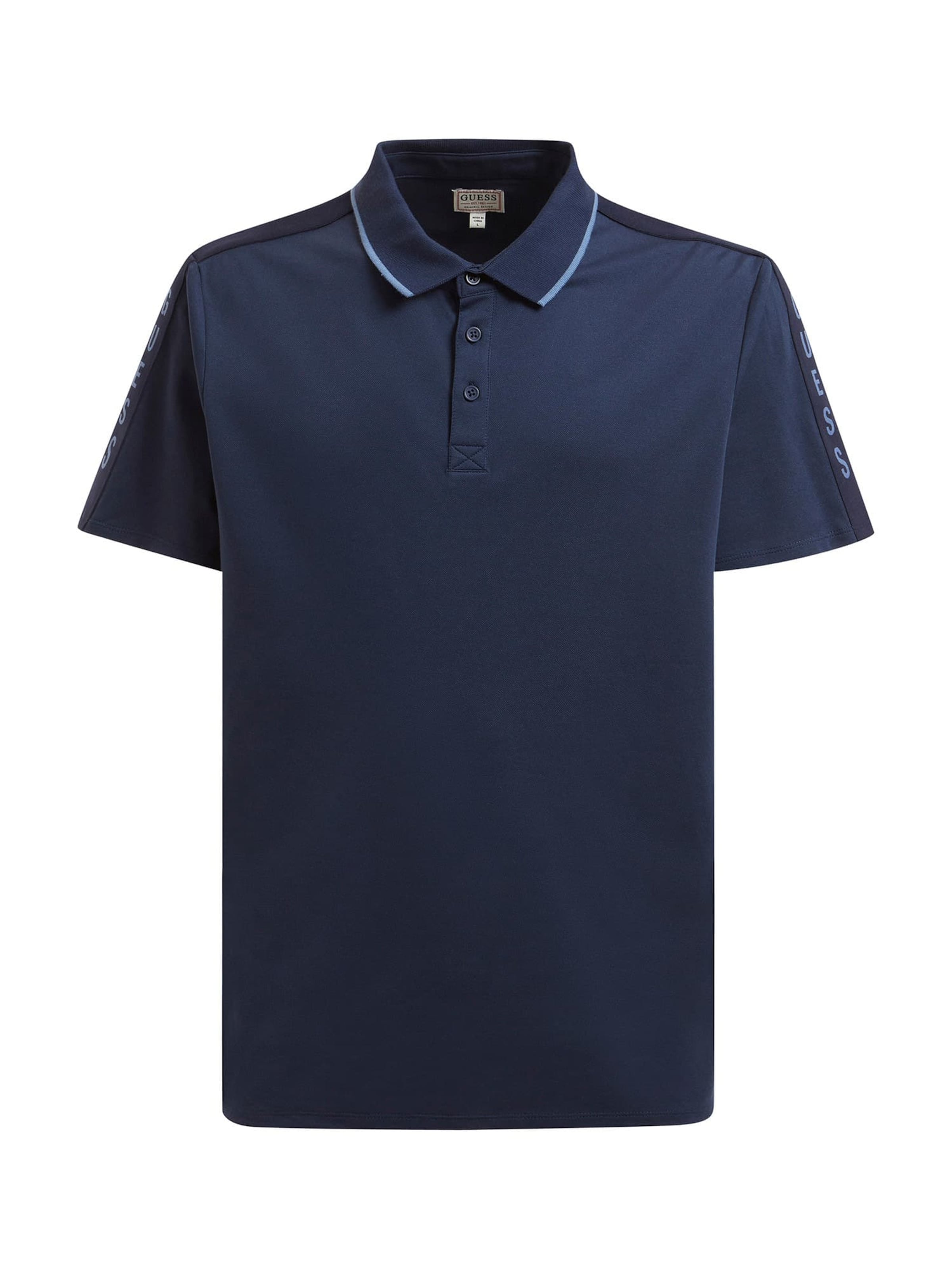GUESS Shirt 'Paul' in Blauw: voorkant
