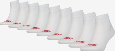 LEVI'S ® Socken in blutrot / weiß, Produktansicht