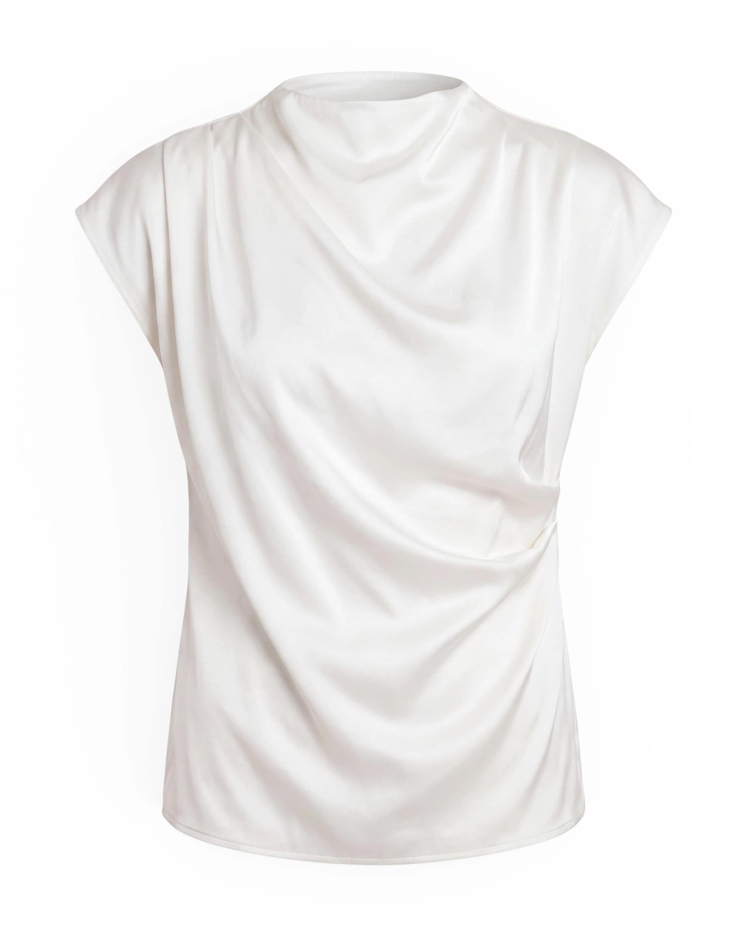 Anna Field Bluse i hvid: forside