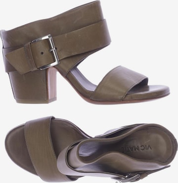 VIC MATIÉ Sandals & High-Heeled Sandals in 36 in Brown: front