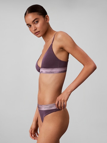 Calvin Klein UnderwearTanga gaćice - ljubičasta boja