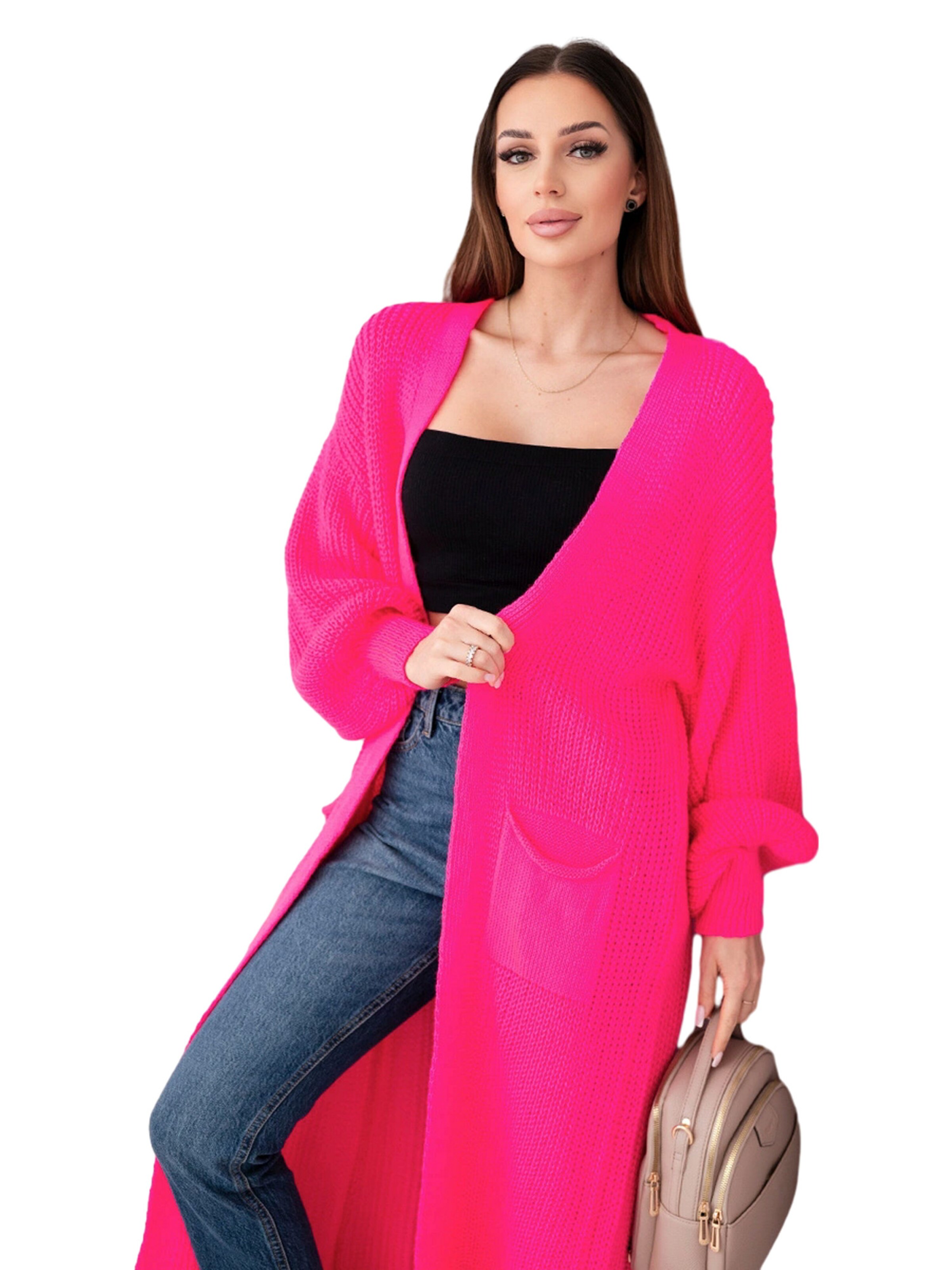 Lumera Kardigán 'Rubis' - Ružová