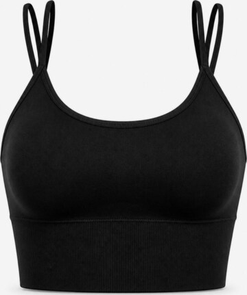 AOTTORI Sports Bra in Black: front