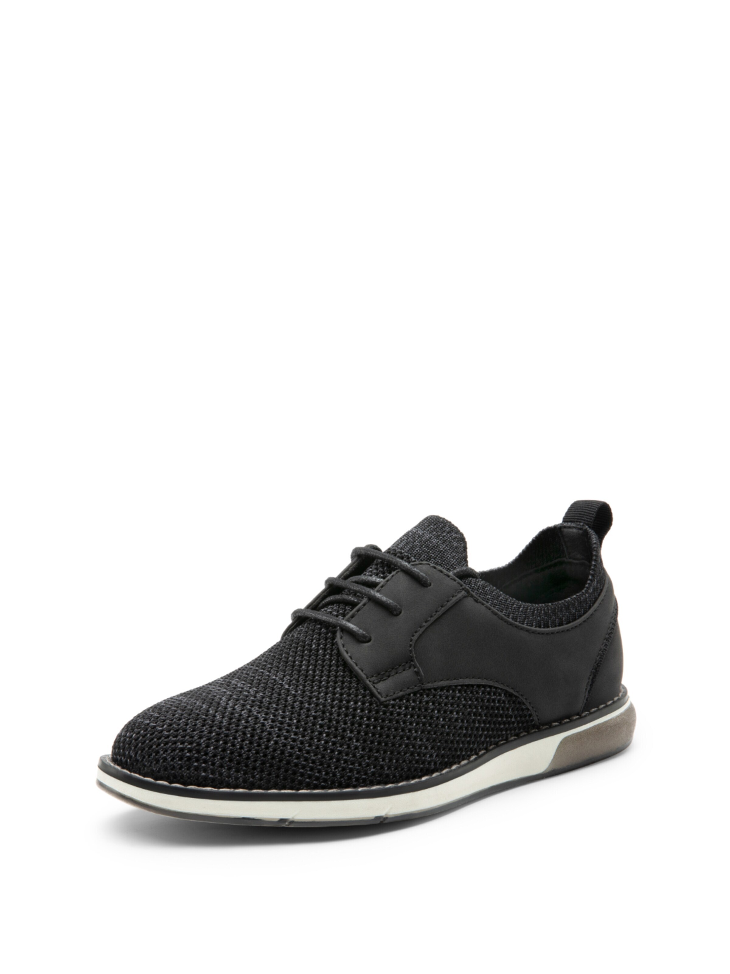 Scarpa stringata di Bruno Marc in nero: frontale