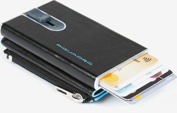 Piquadro Wallet 'Blue Square' in Black