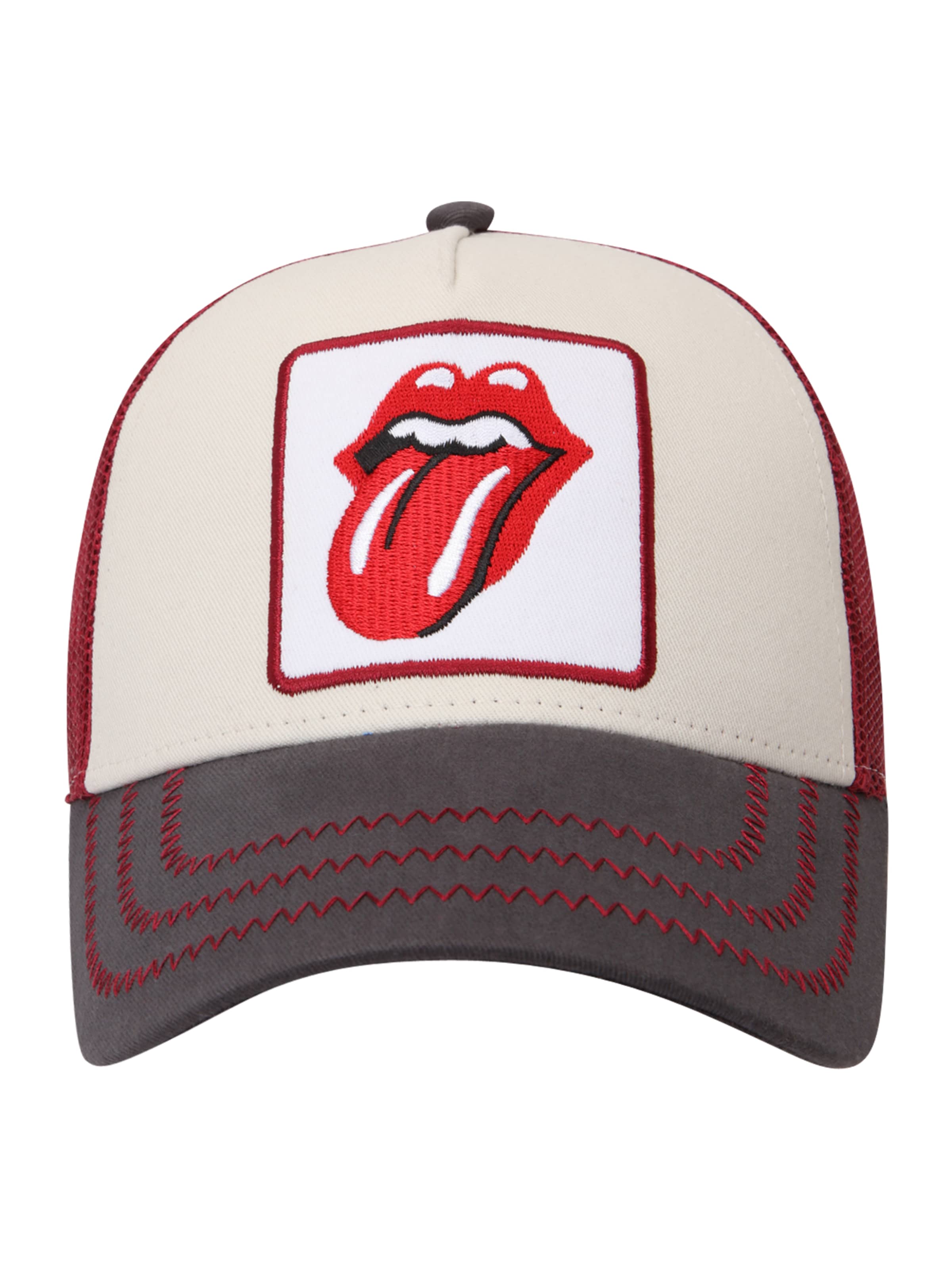 AMPLIFIED - Boné 'Rolling Stones' em cinzento