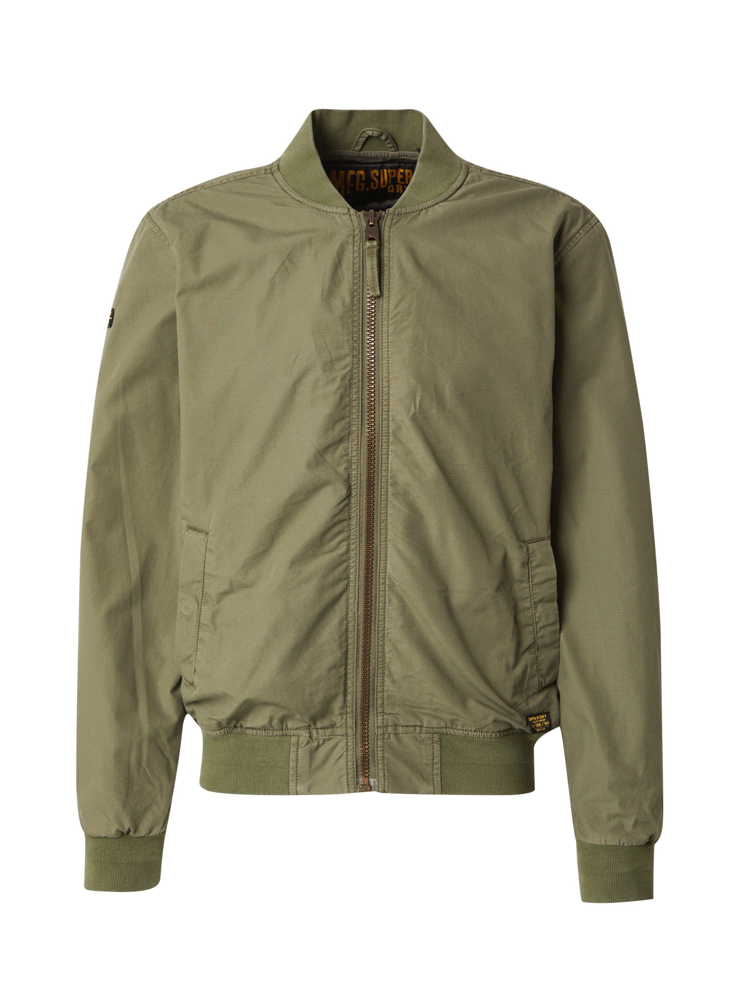 Veste mi-saison 'Ma1' Superdry & Co en vert : devant