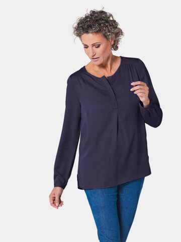 Goldner Blouse in Blauw: voorkant