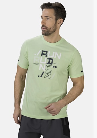 Stooker Men T-Shirt 'Jersey' in Grün: Vorderseite