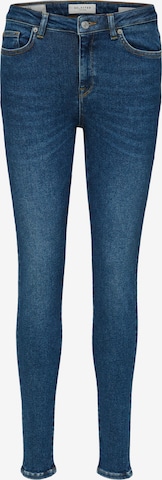 Selected Femme Curve Skinny Farkut 'Tia' värissä sininen: edessä