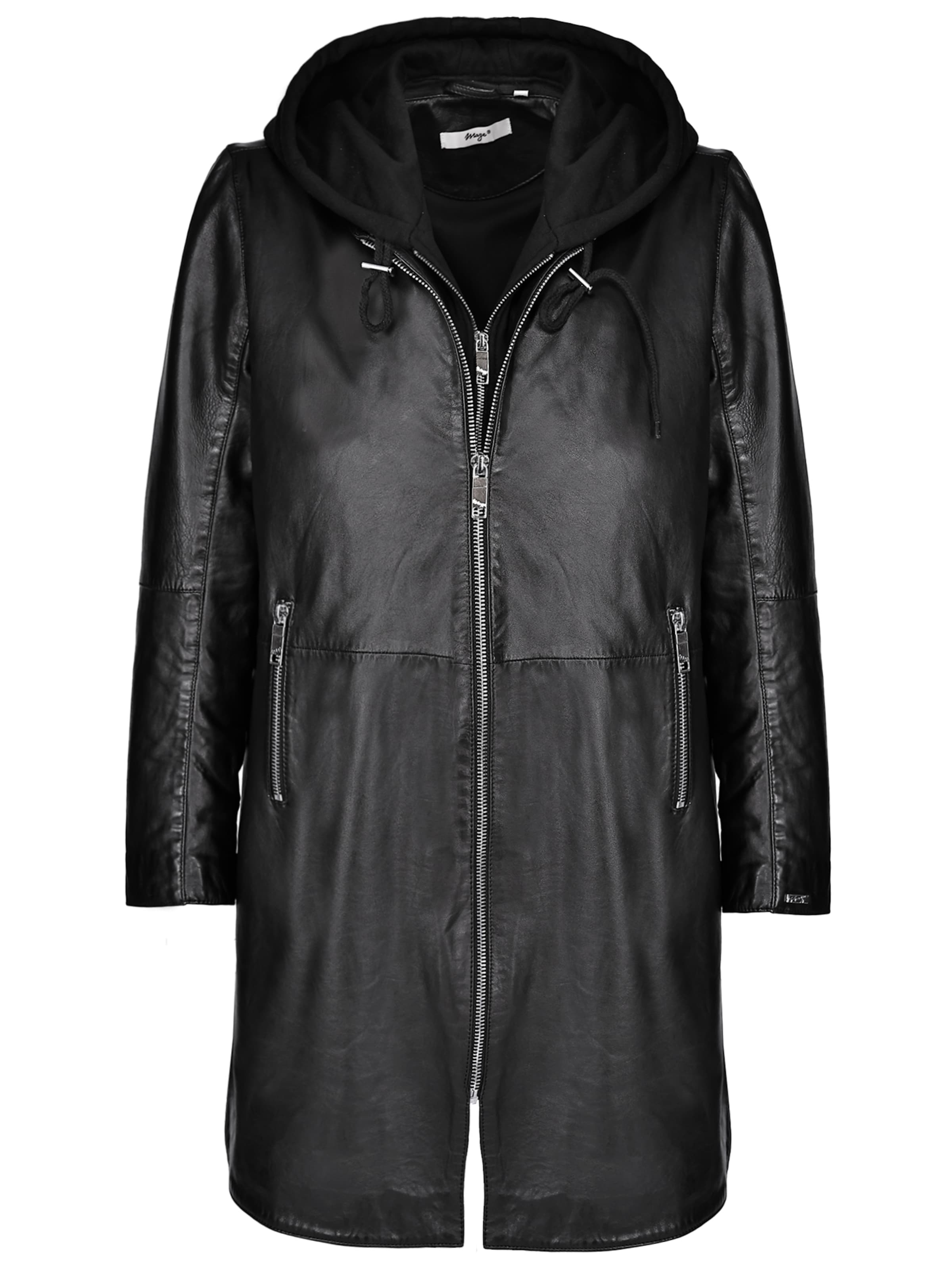 Maze Tussenjas in Zwart: voorkant