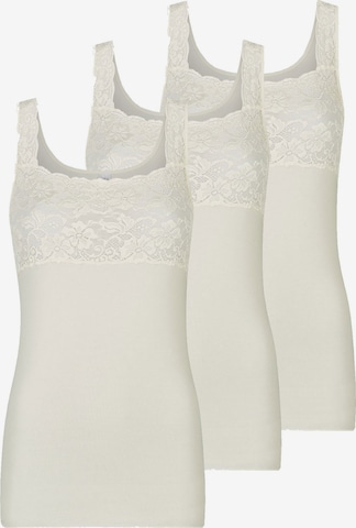 Nina von C. Undershirt 'Fine Cotton' in Beige: front