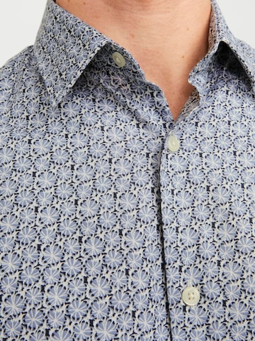JACK & JONES Regular fit Button Up Shirt 'Nordic' in Blue
