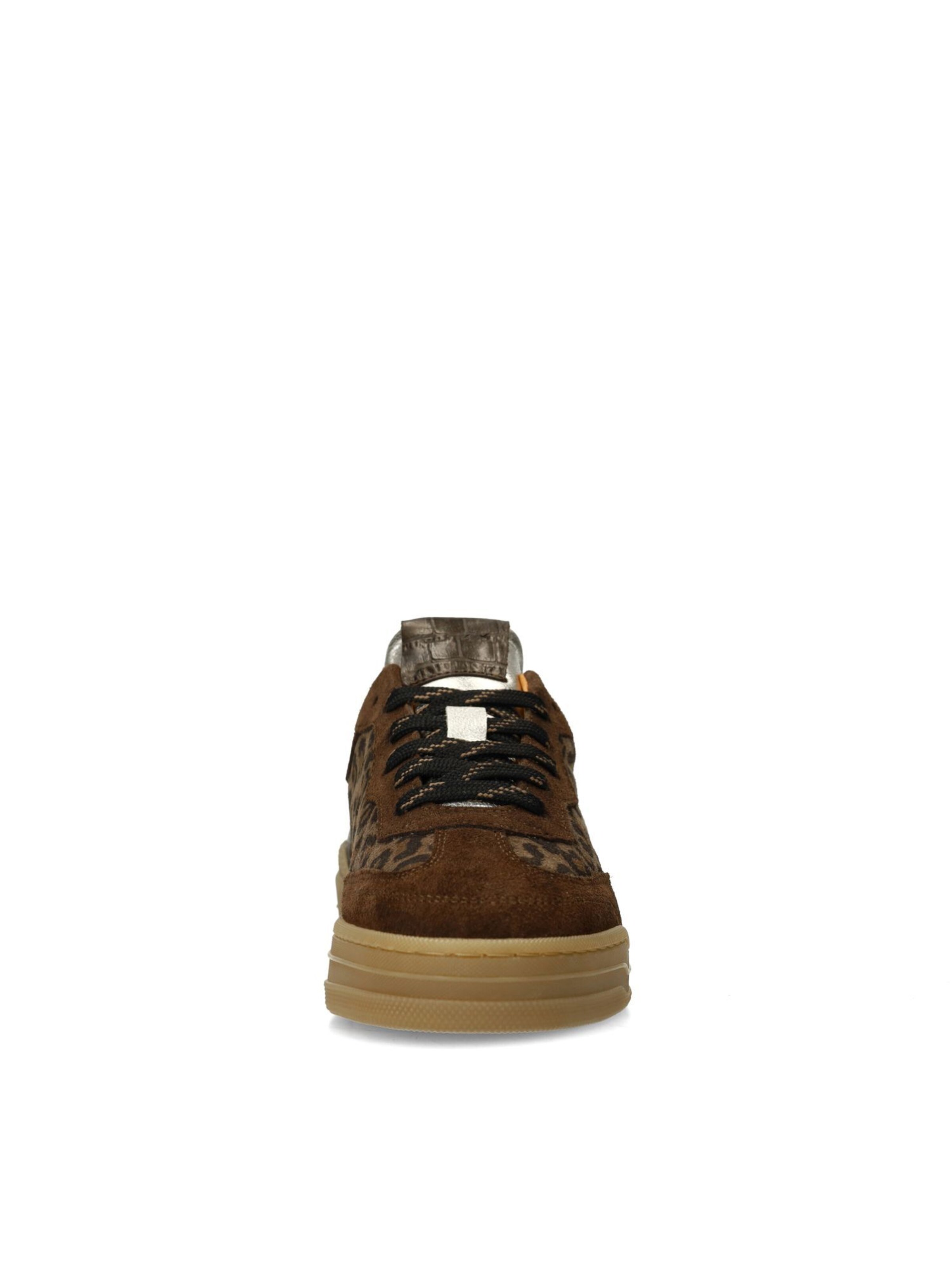 MANFIELD Sneakers laag in Bruin