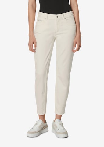 Marc O'Polo DENIM Tapered Jeans in Beige: front